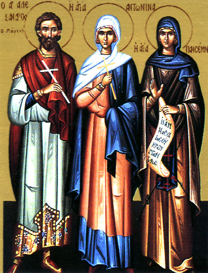 Holy Martyrs Alexander and Antonina